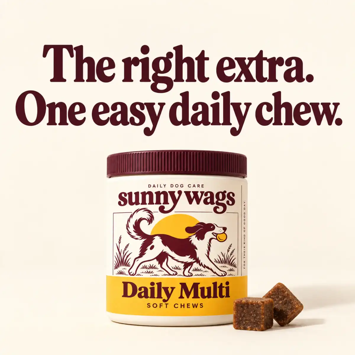 The right extra. One easy daily chew.