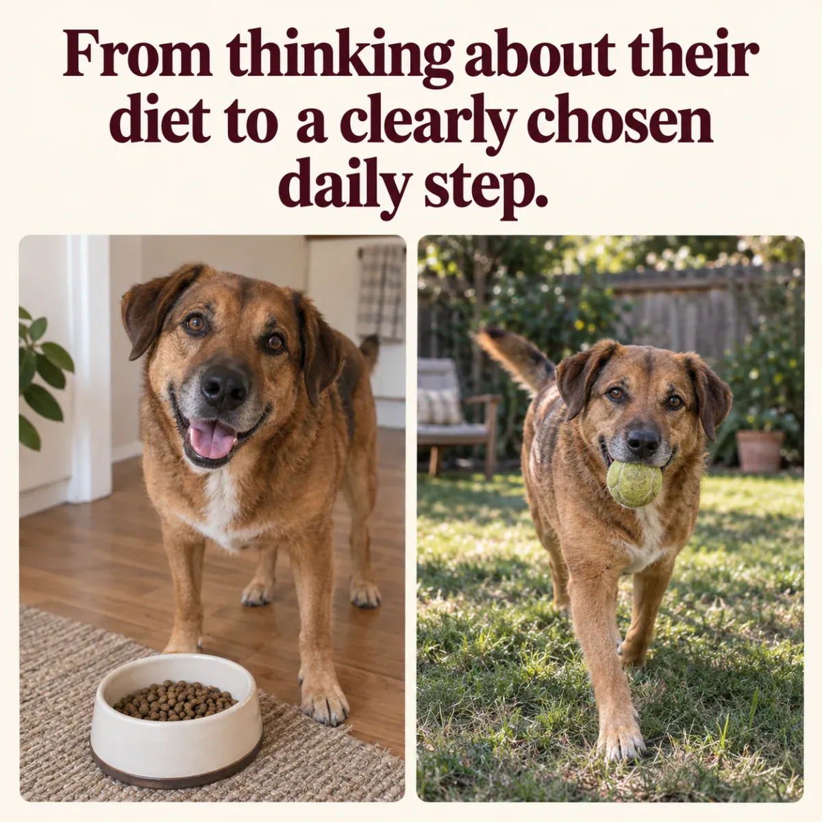 Every dog is different. Keep track of their overall diet, serving consistency and tolerance.