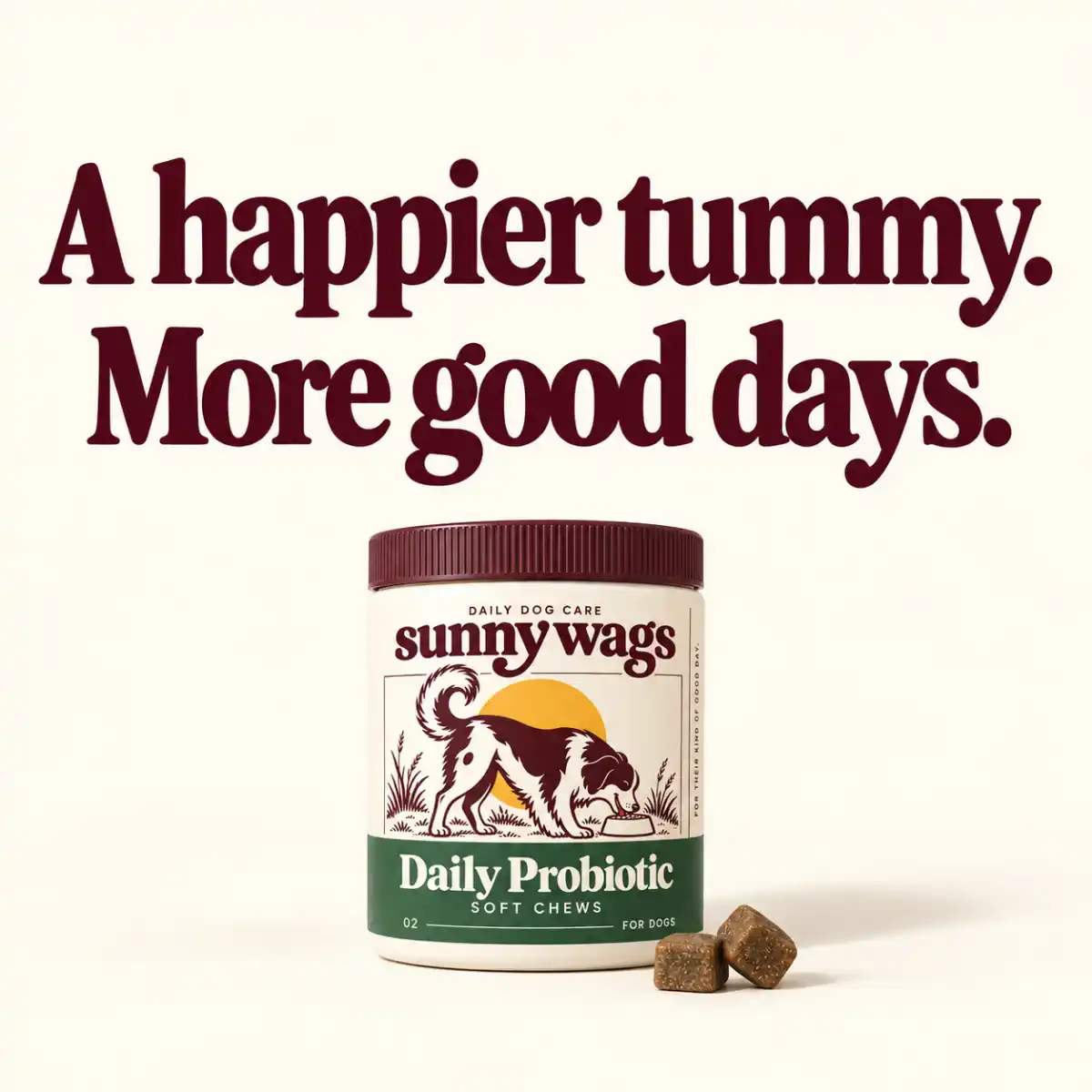 A happier tummy. More good days.