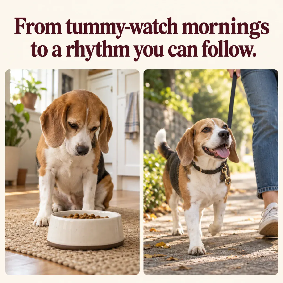 Every dog is different. Keep track of stool consistency, gas and appetite.
