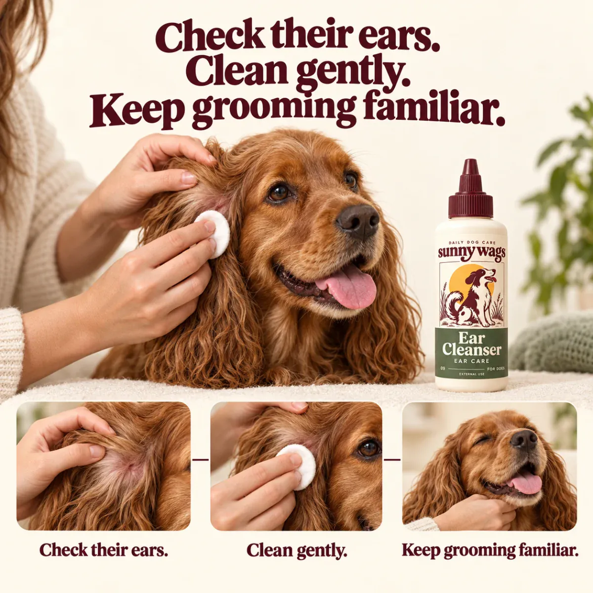 Those ears hear everything.
Give them a little care.