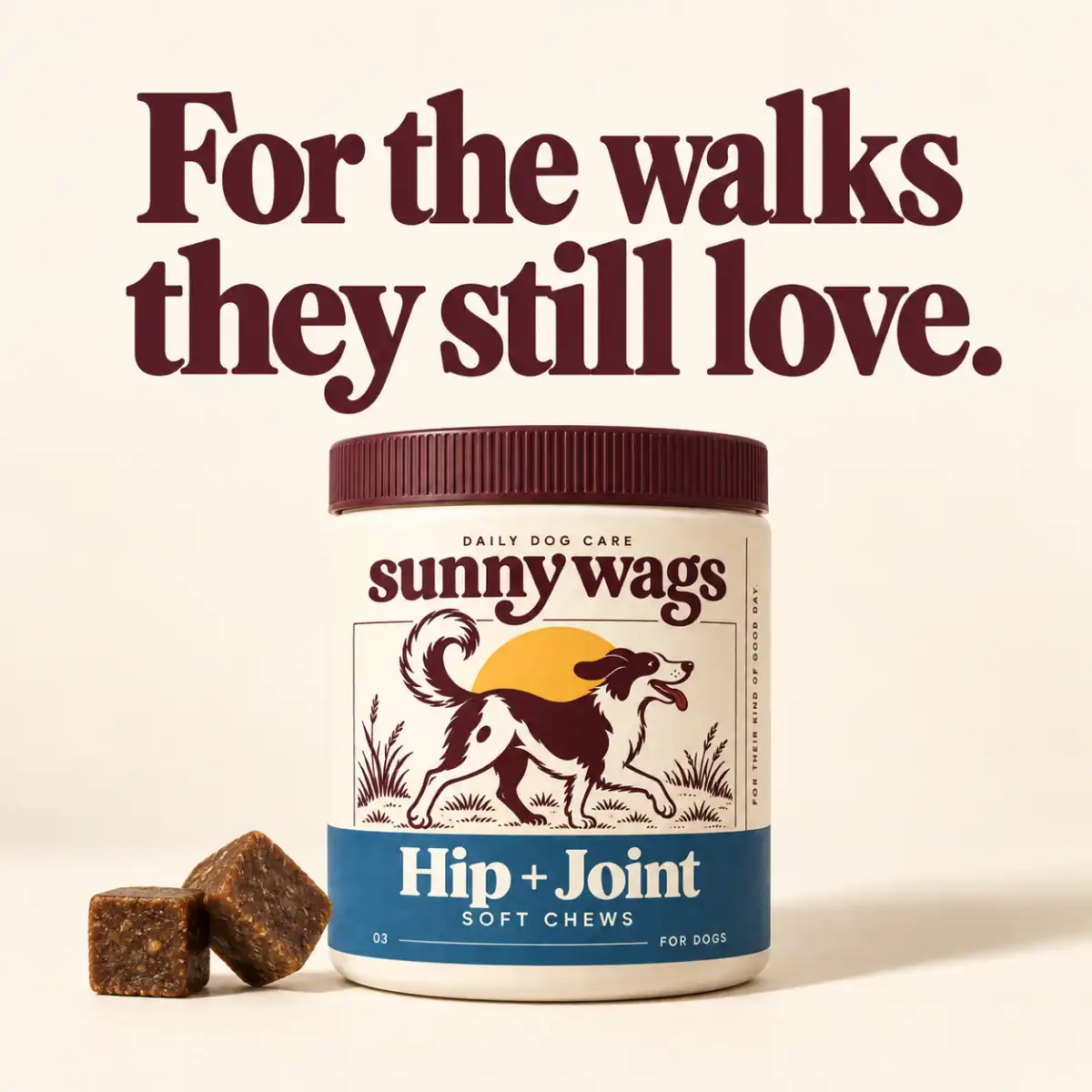 For the walks they still love.