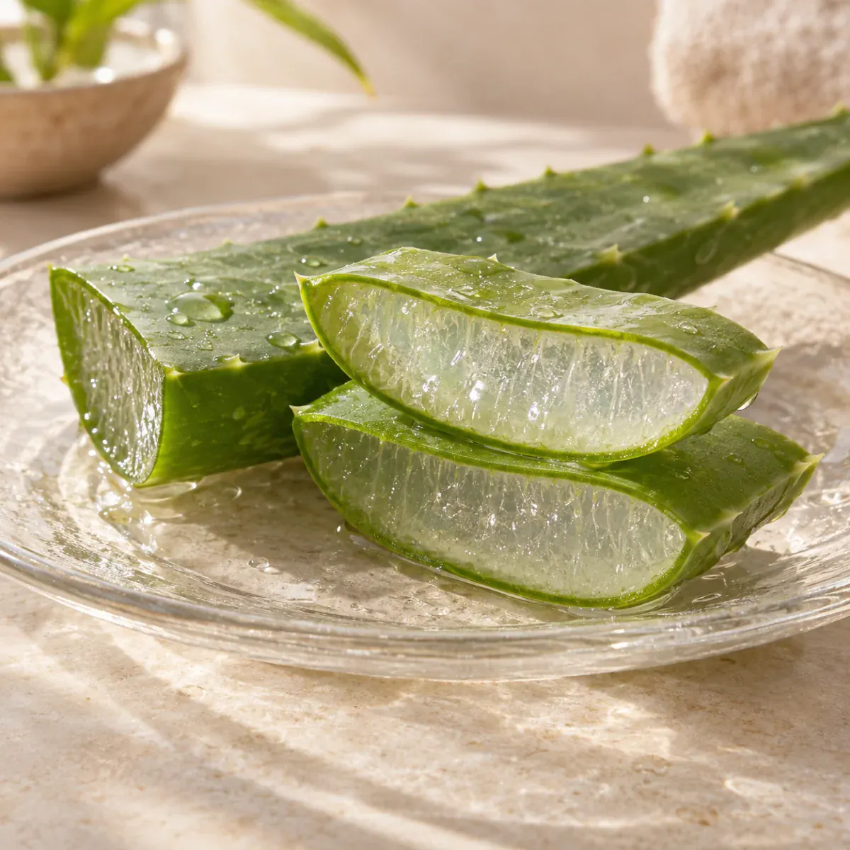 Aloe ingredient texture