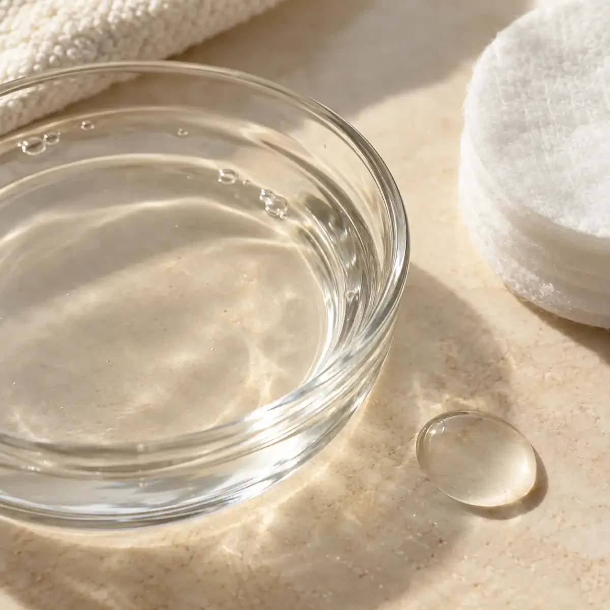 A dedicated cleansing solution ingredient texture