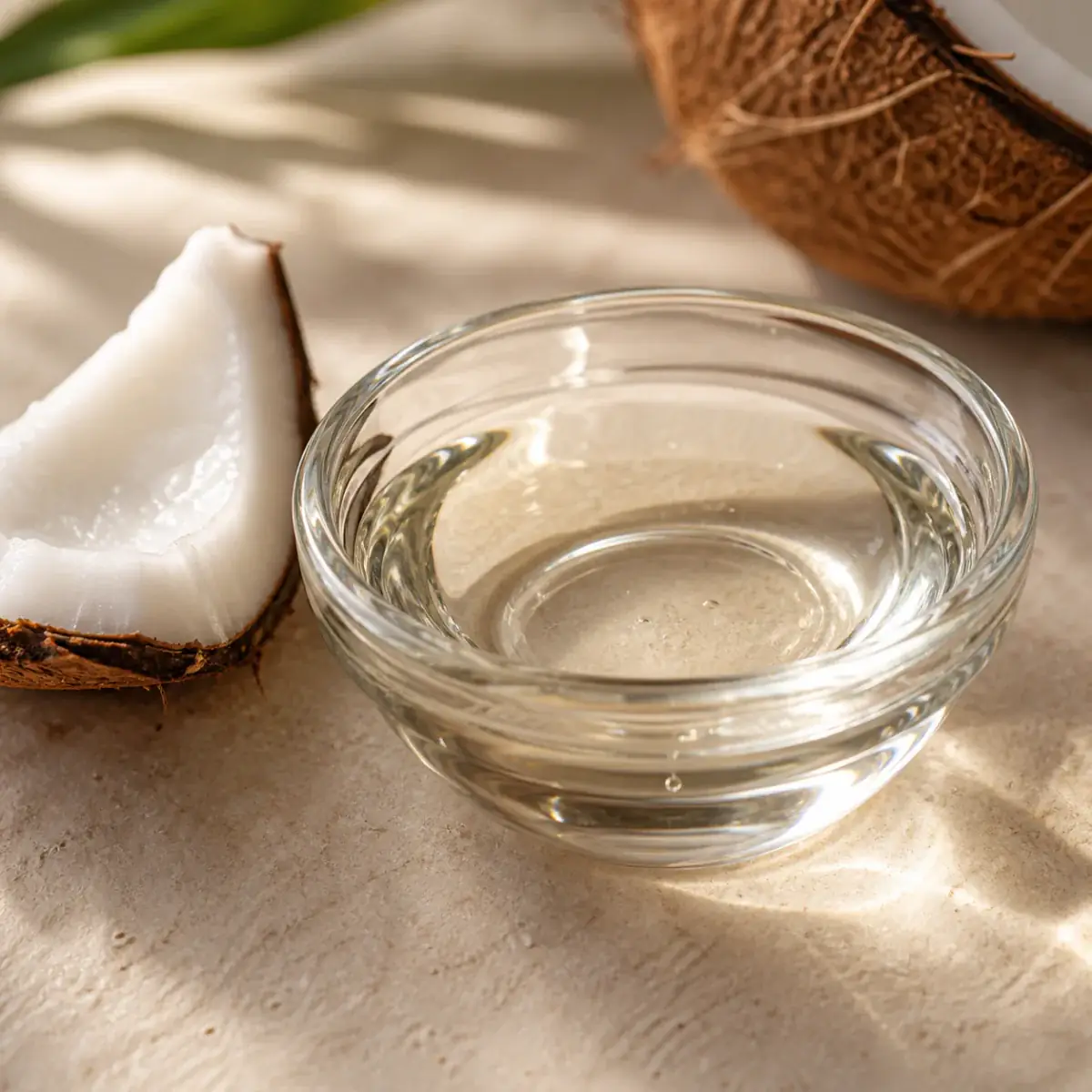 MCT oil ingredient texture