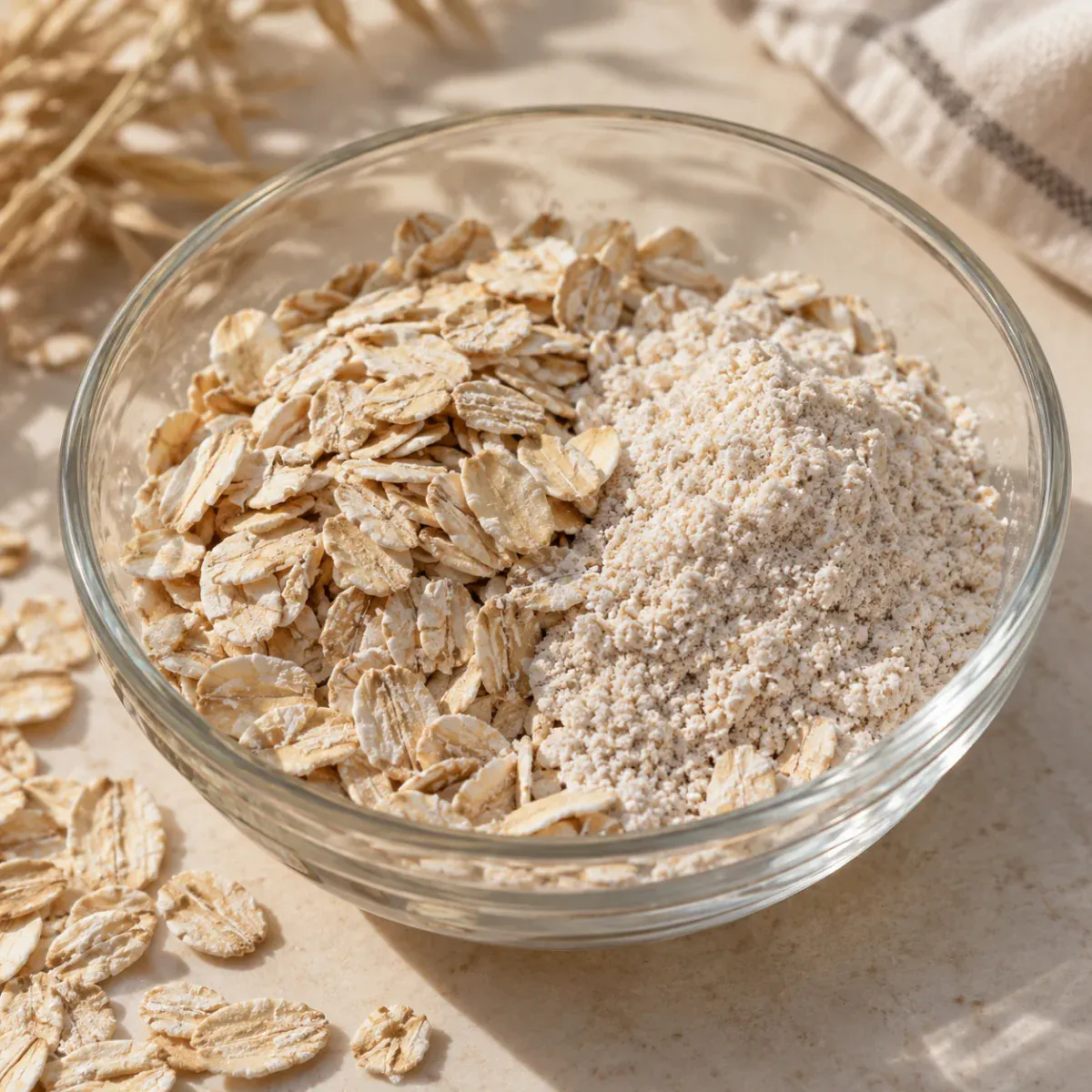Oat ingredient texture