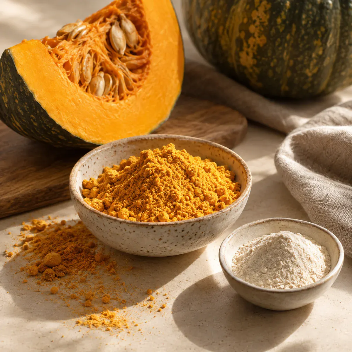Enzymes + pumpkin ingredient texture
