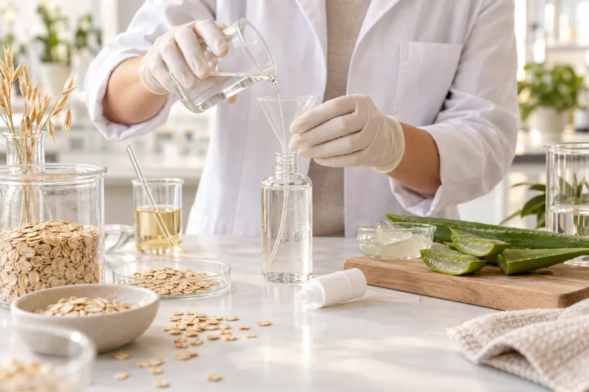 Laboratory formulation work for Winter Paw Routine