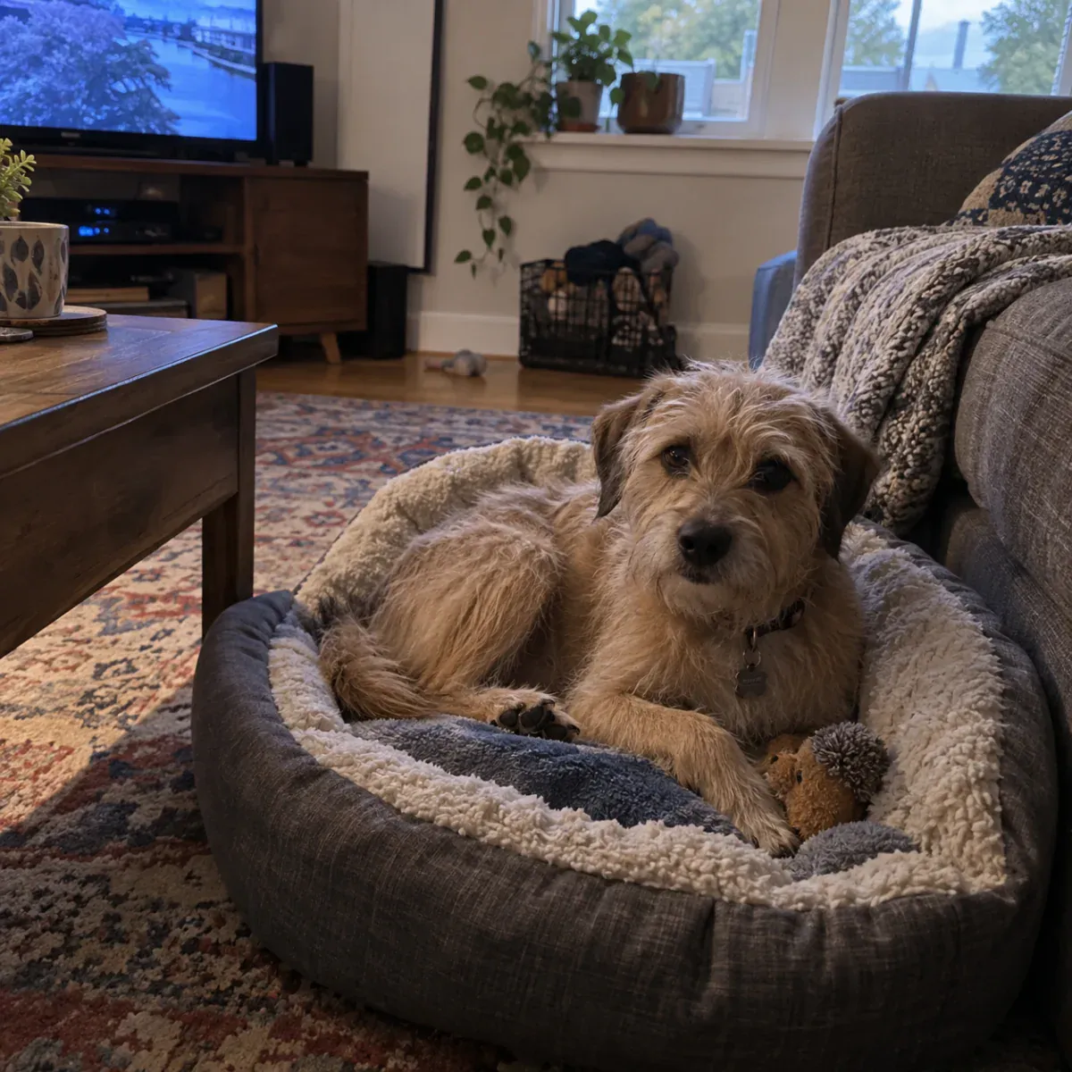 Terrier mix — James + Pip