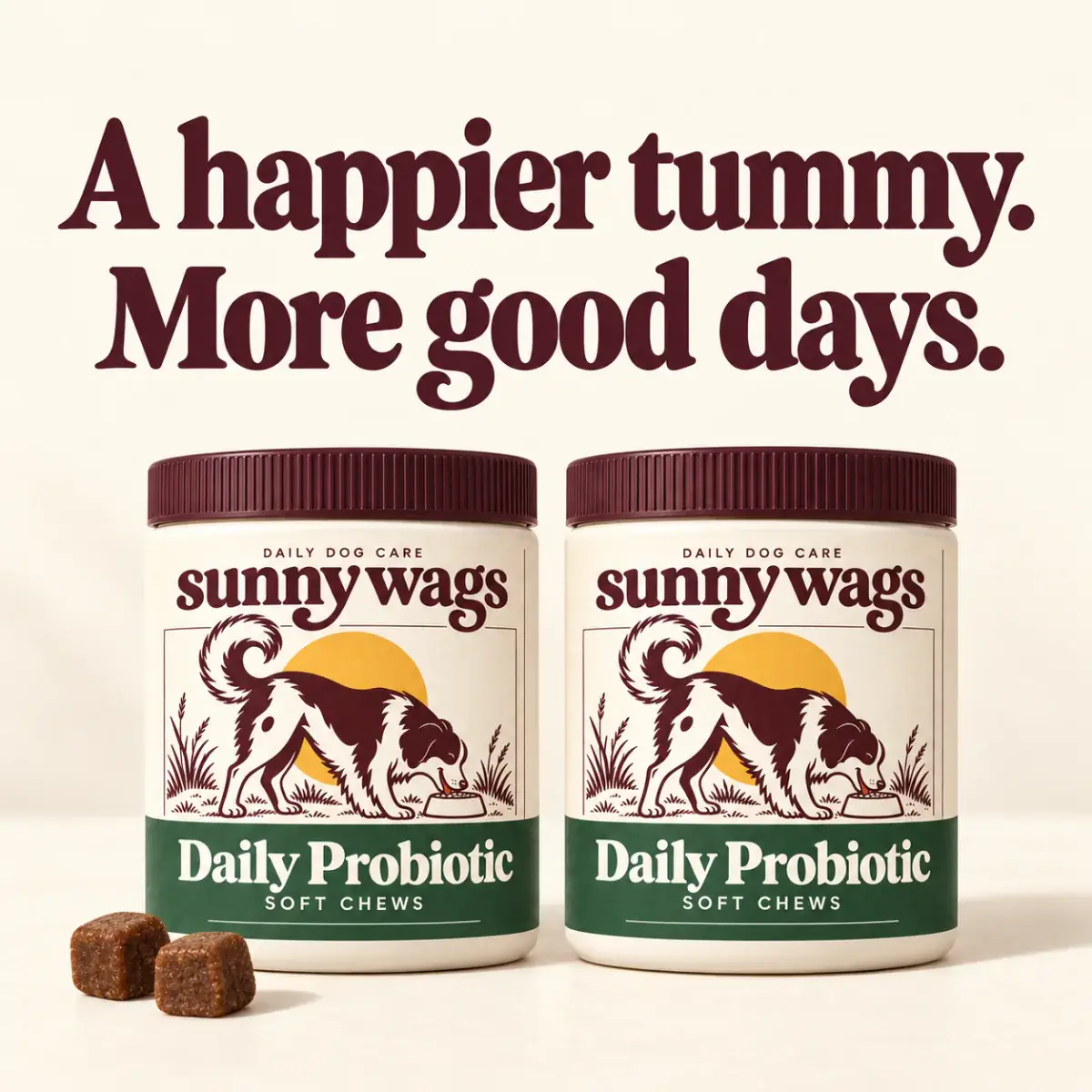 A happier tummy. More good days.