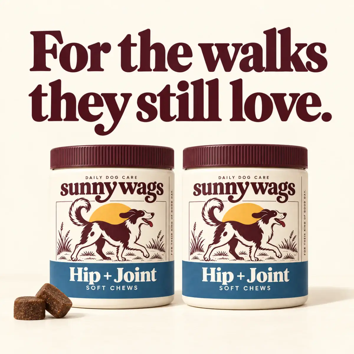 For the walks they still love.