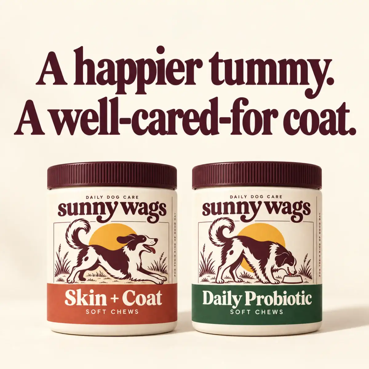 A happier tummy. A well-cared-for coat.