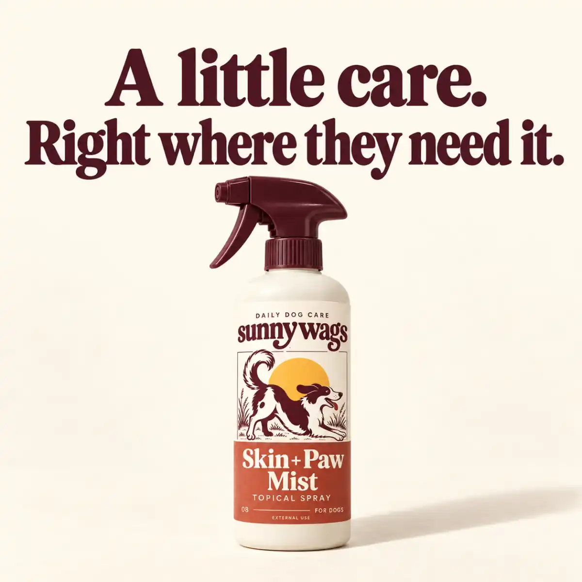 A little care. Right where they need it.